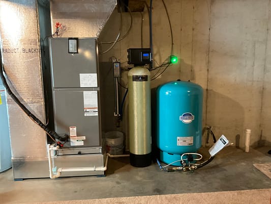 Cesare's whole-house water treatment installed for Plum Borough municipal water customer