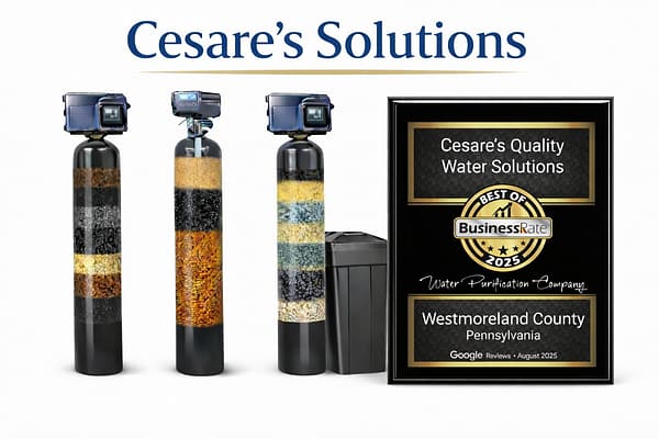 Cesare's custom-engineered water treatment systems with award