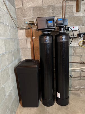 Cesare's custom well water treatment system installed for Armstrong County home