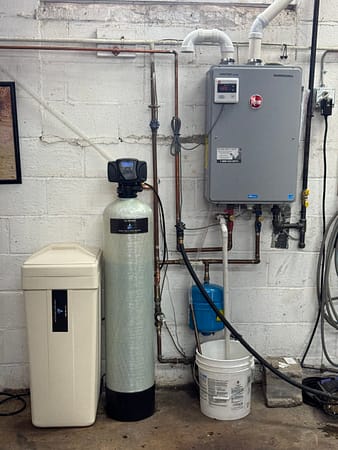 Cesare's whole-house water treatment system installed for Monroeville municipal water customer