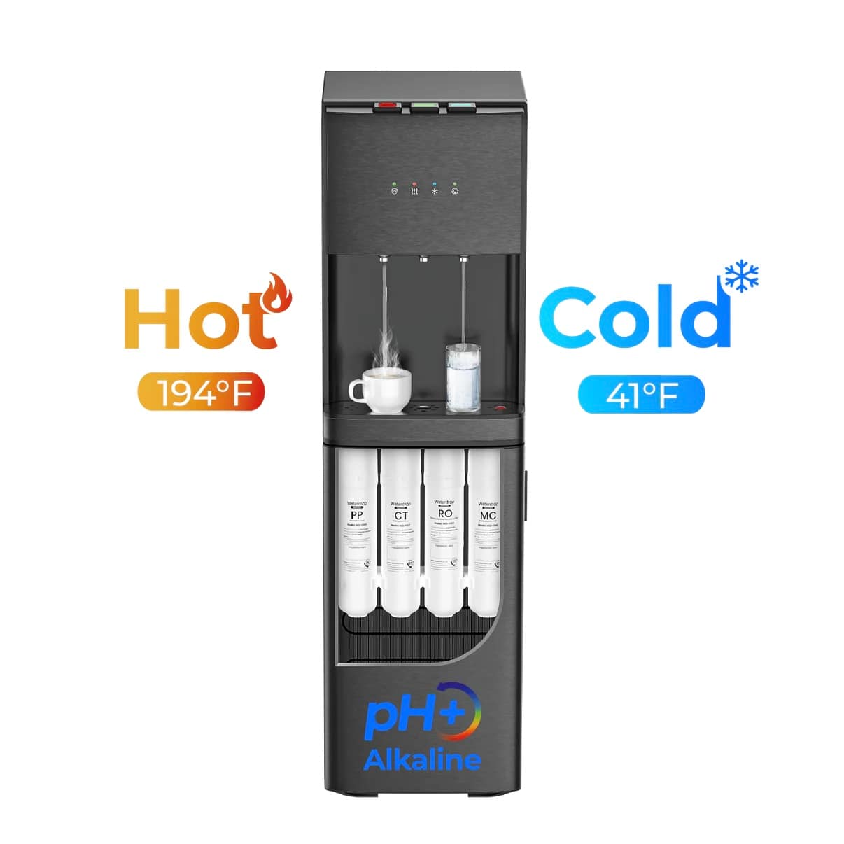 Cesare's mineral reverse osmosis bottleless water cooler dispenser